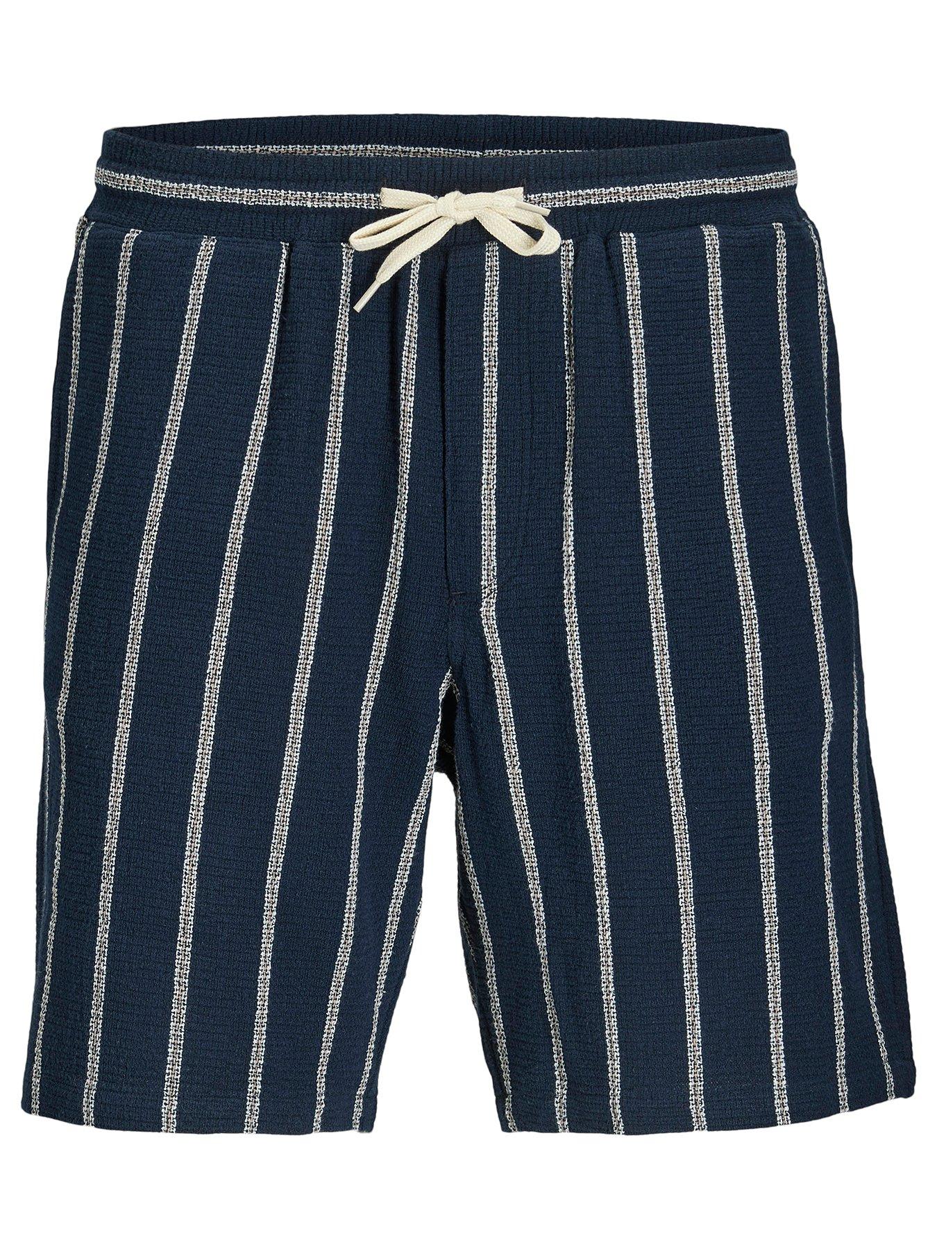 Jack & Jones Mini Younger Boys Stripe Co-Ord Shorts - Navy
