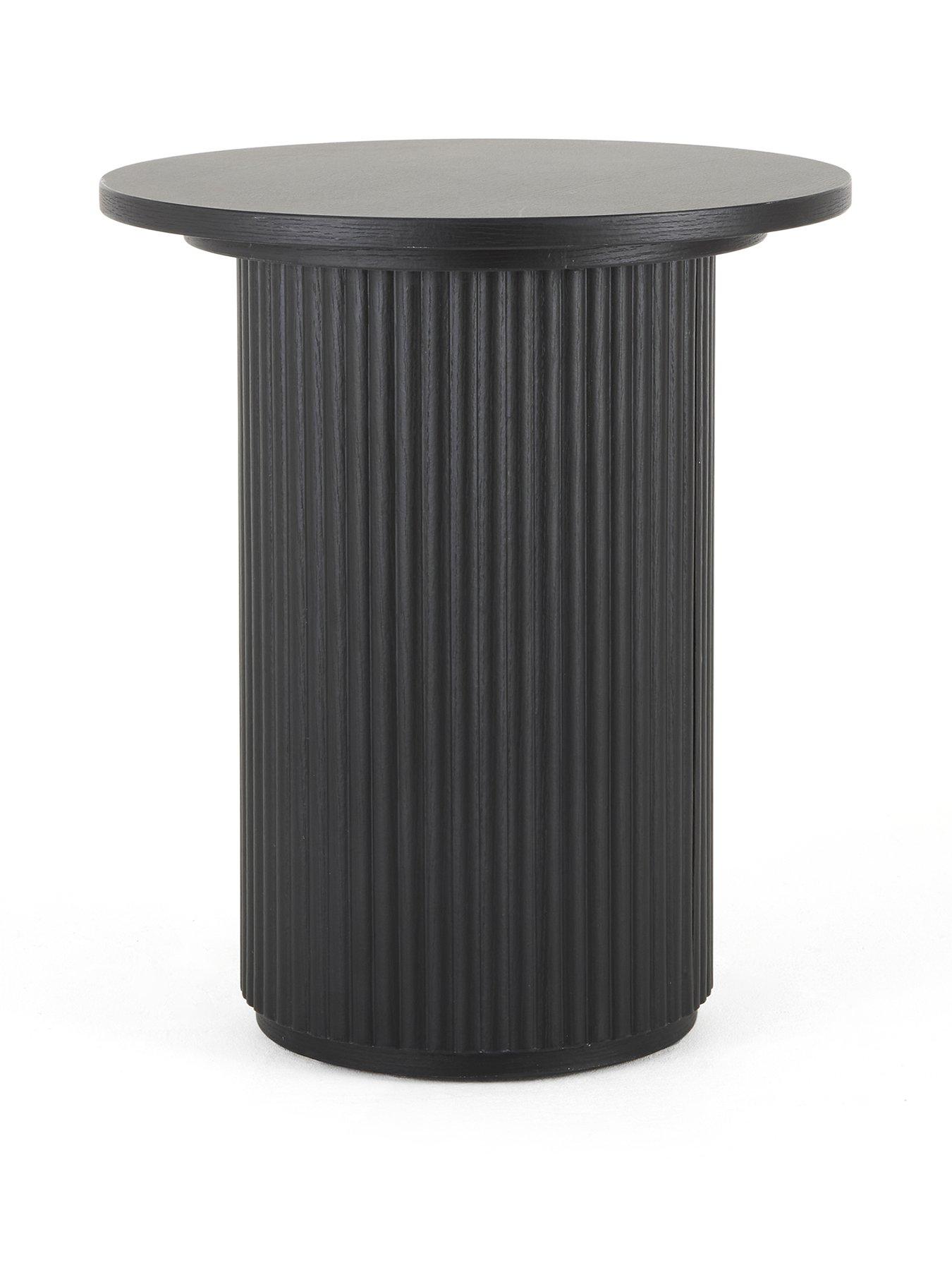Image 2 of 5 of The Very Collection Carina Full Side Table - Black