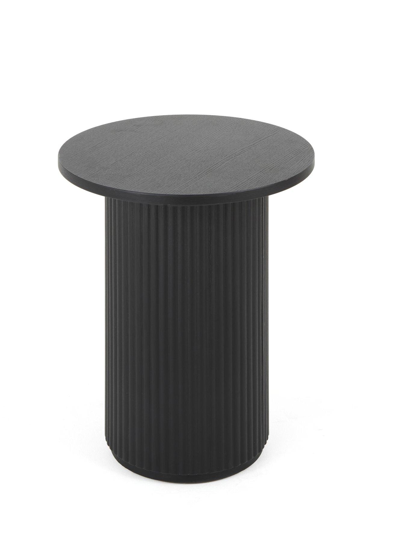 Image 3 of 5 of The Very Collection Carina Full Side Table - Black