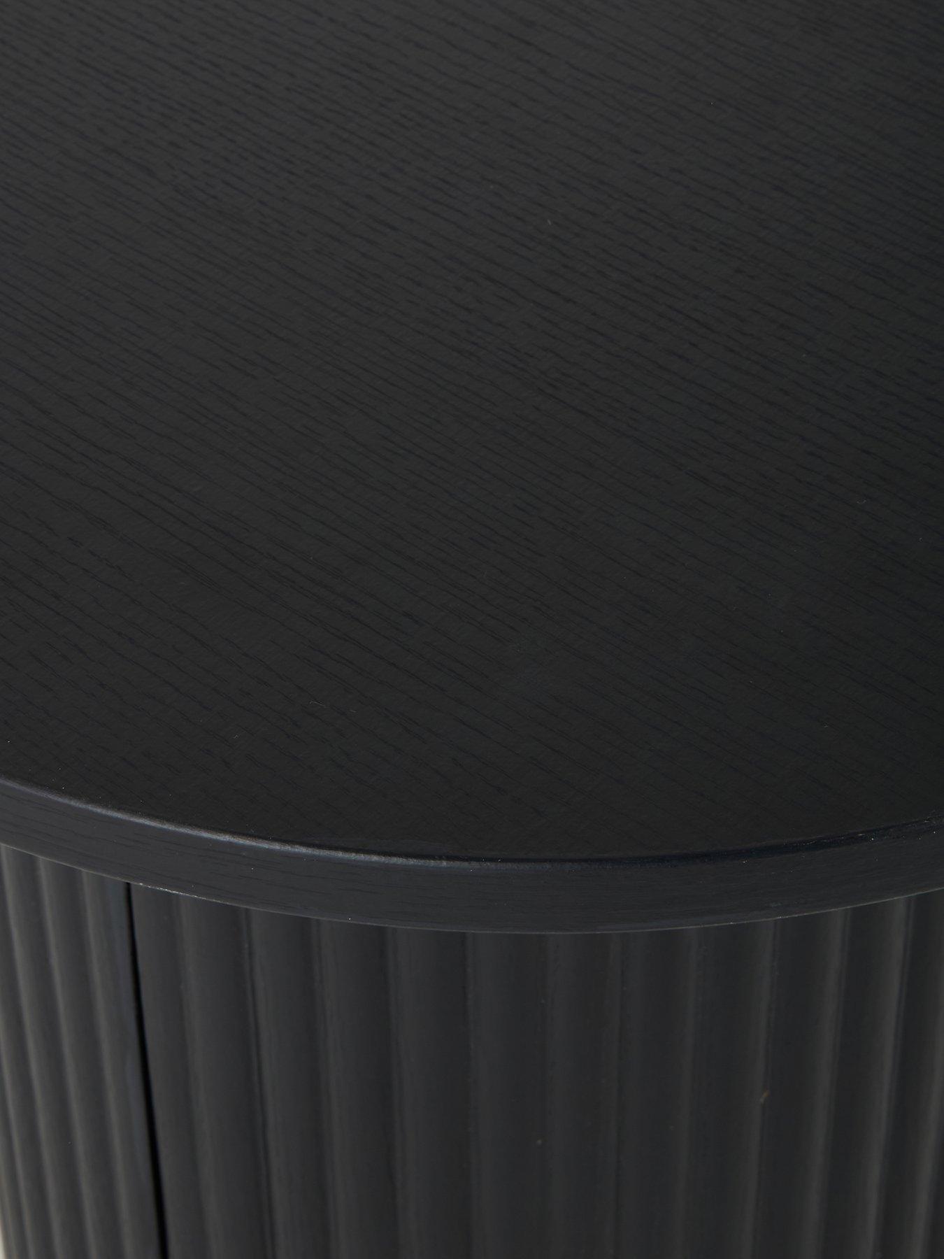 Image 5 of 5 of The Very Collection Carina Full Side Table - Black