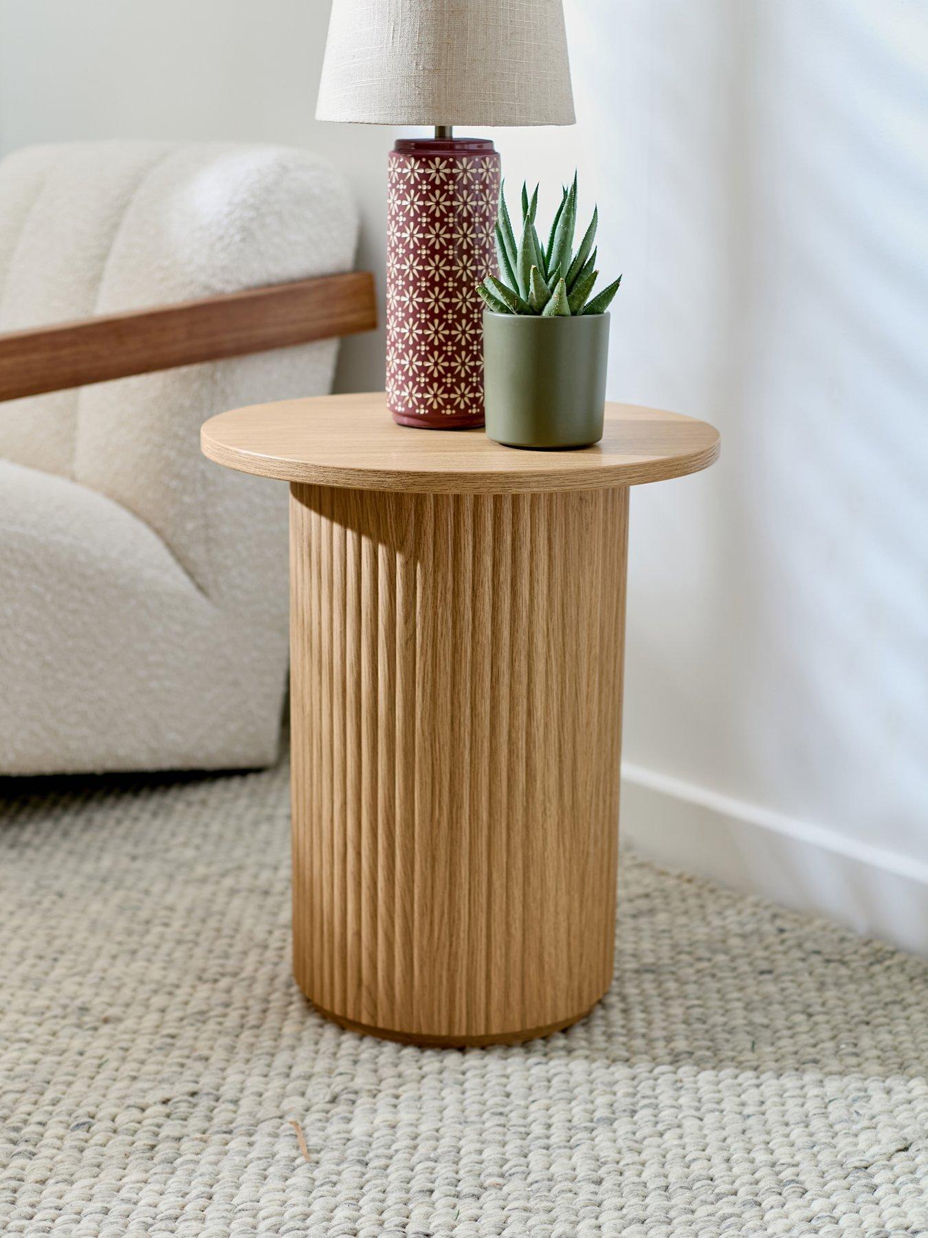 The Very Collection Carina Full Side Table - Oak - FSC® Certified