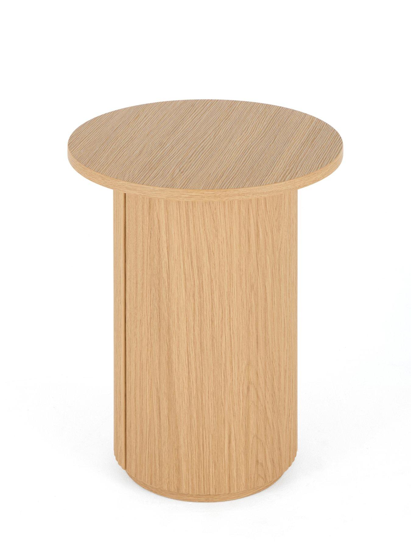  image of the-very-collection-carina-full-side-table-oak