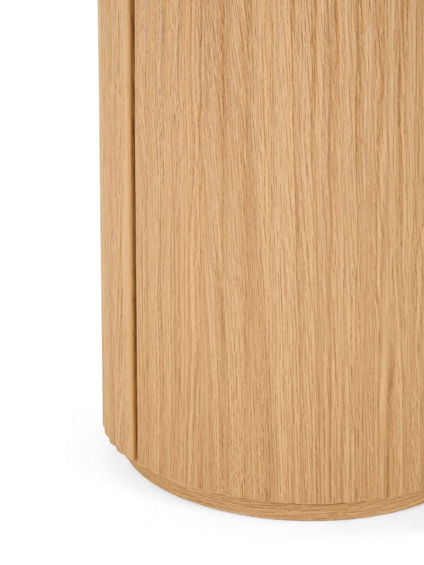  image of the-very-collection-carina-full-side-table-oak