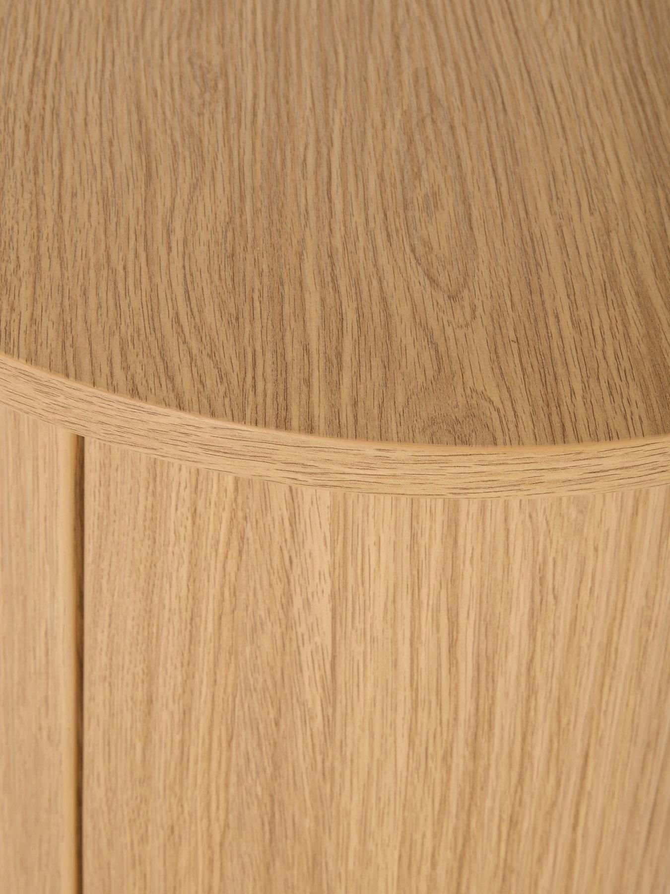  image of the-very-collection-carina-full-side-table-oak