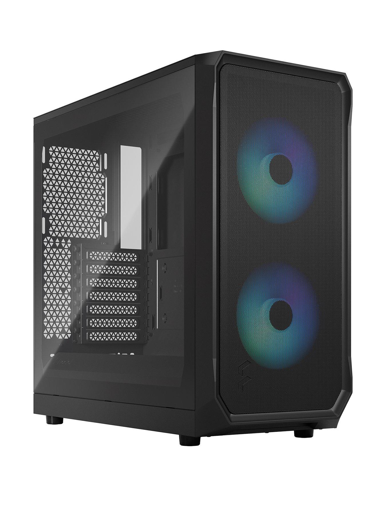  image of fractal-focus-2-rgb-black-tg-clear-tint-pc-case
