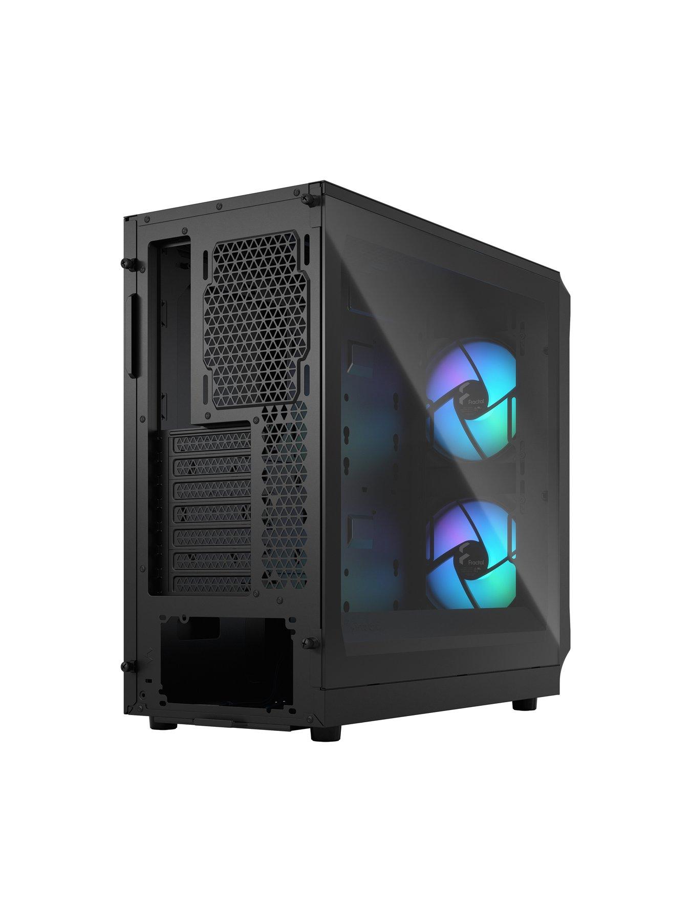  image of fractal-focus-2-rgb-black-tg-clear-tint-pc-case