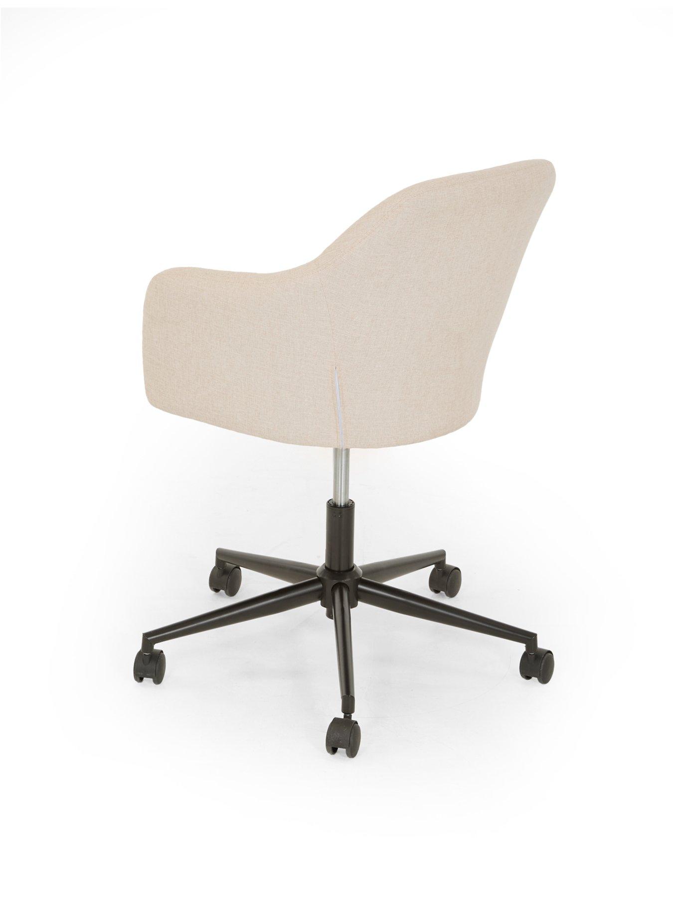 Image 4 of 7 of The Very Collection Sofia Office Chair - Beige - FSC&reg; Certified