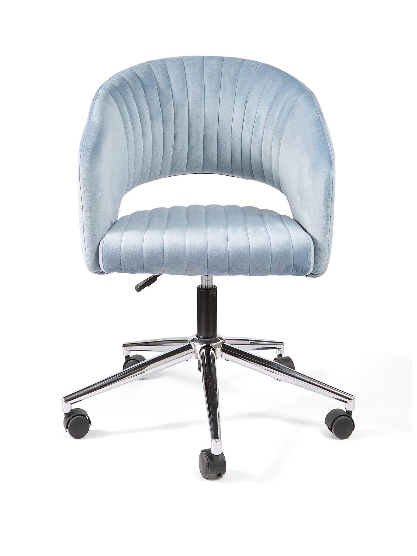 Image 2 of 7 of The Very Collection Solar Office Chair - Dusty Blue - FSC&reg; Certified