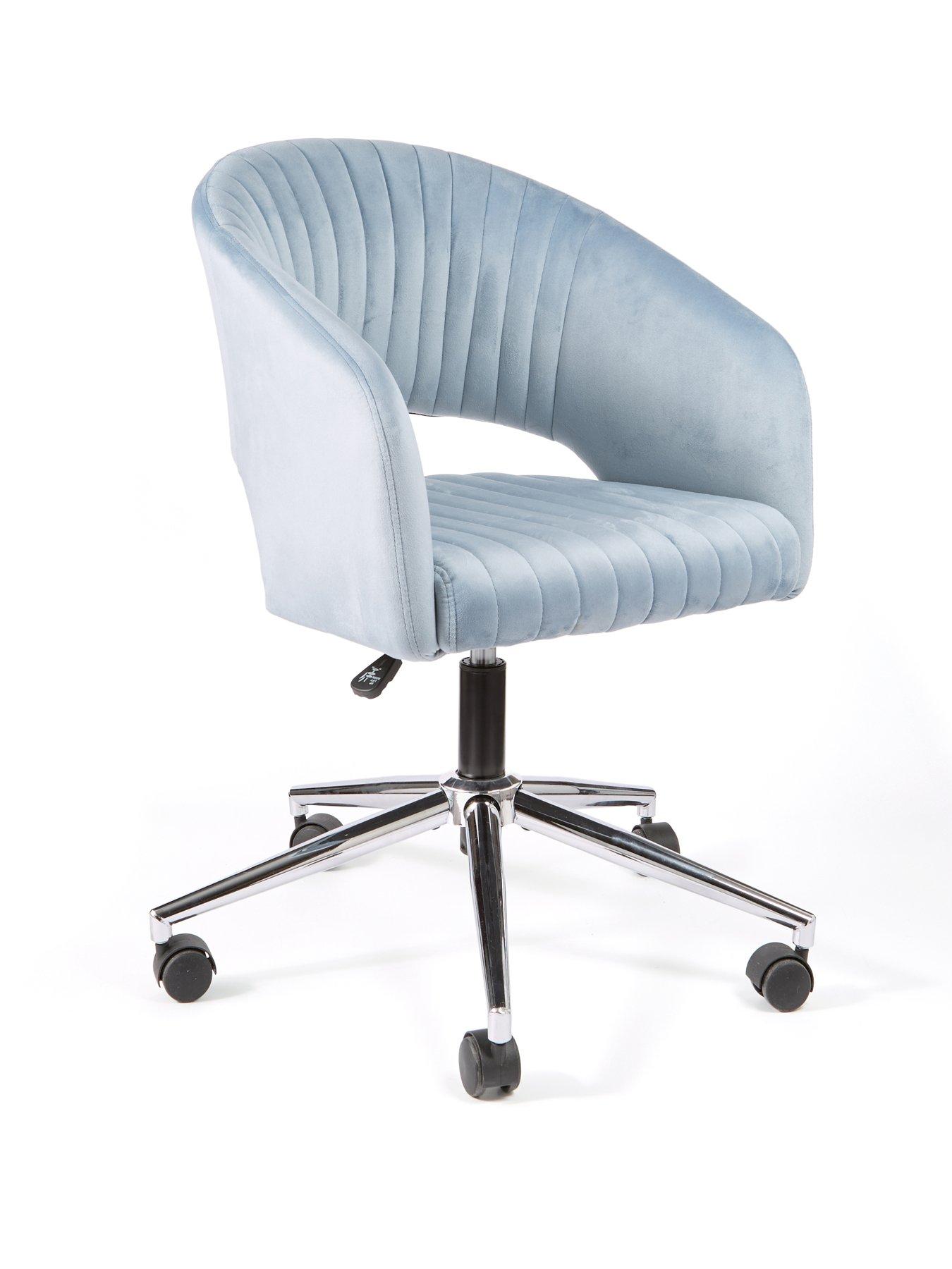 Image 3 of 7 of The Very Collection Solar Office Chair - Dusty Blue - FSC&reg; Certified
