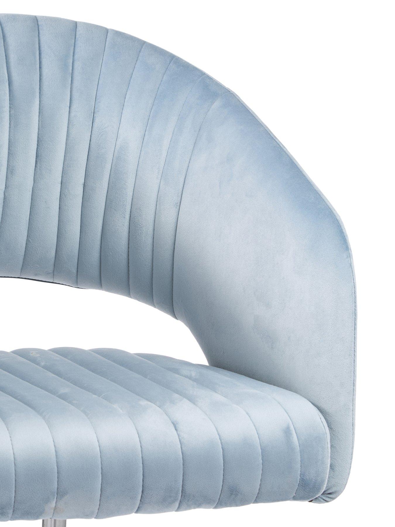 Image 4 of 7 of The Very Collection Solar Office Chair - Dusty Blue - FSC&reg; Certified