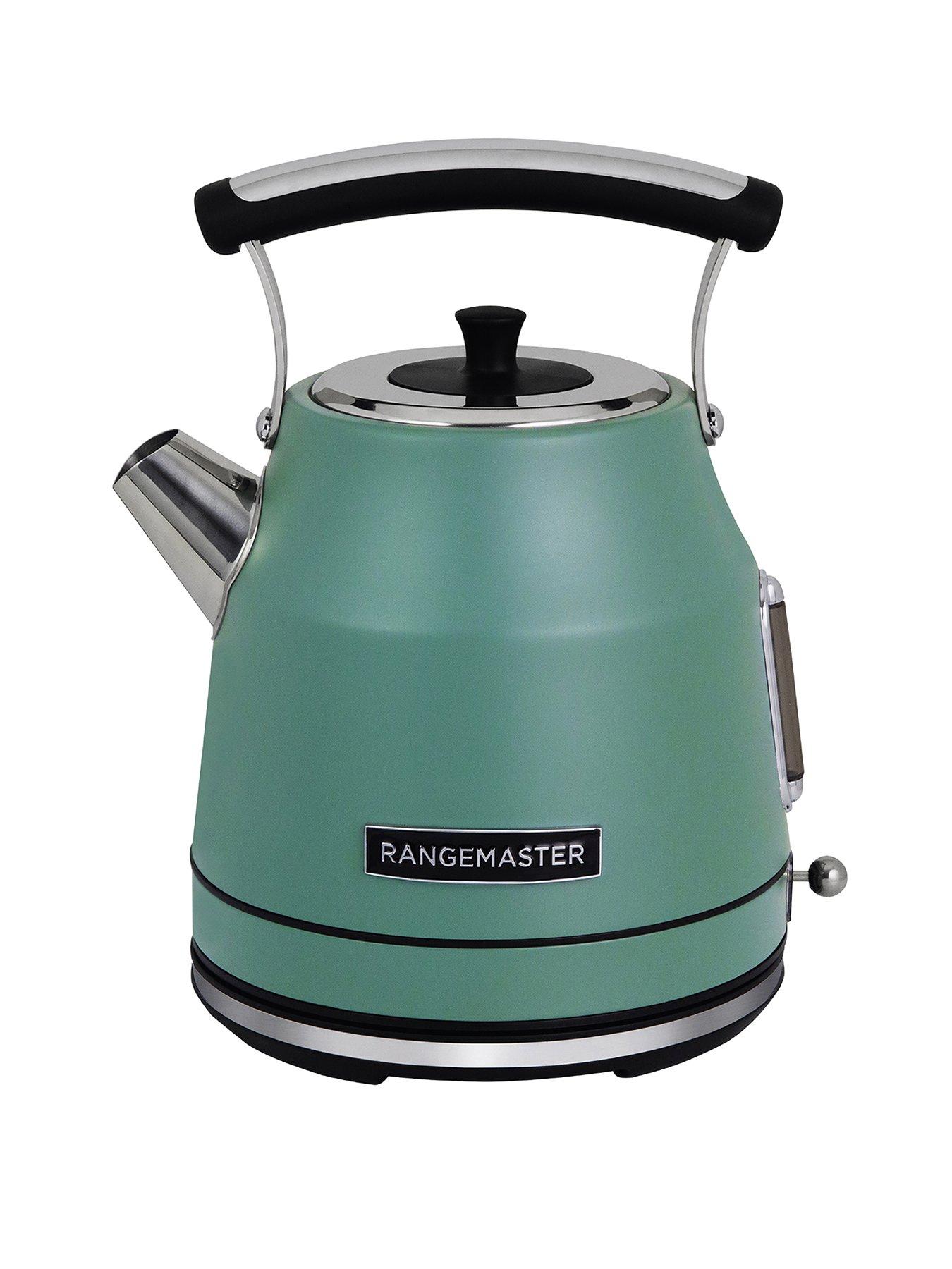  image of russell-hobbs-rangemaster-rmcldk301mg-classic-kettle-in-matt-mineral-green
