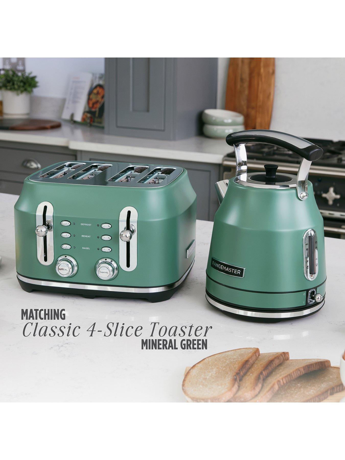  image of russell-hobbs-rangemaster-rmcldk301mg-classic-kettle-in-matt-mineral-green