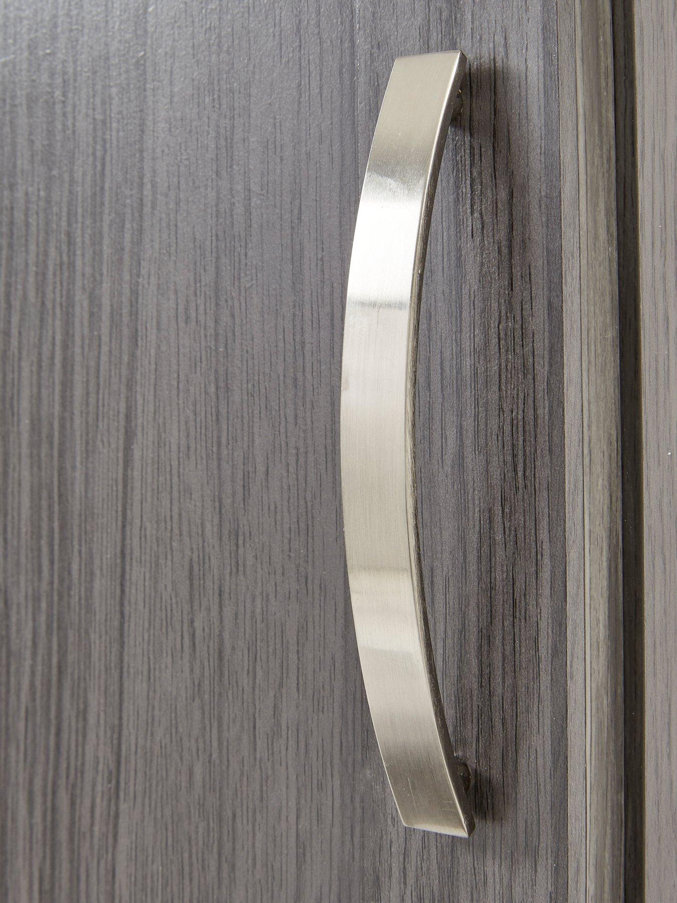 Image 7 of 7 of Very Home Caledon 2 Door Mirror Cabinet - Grey Oak