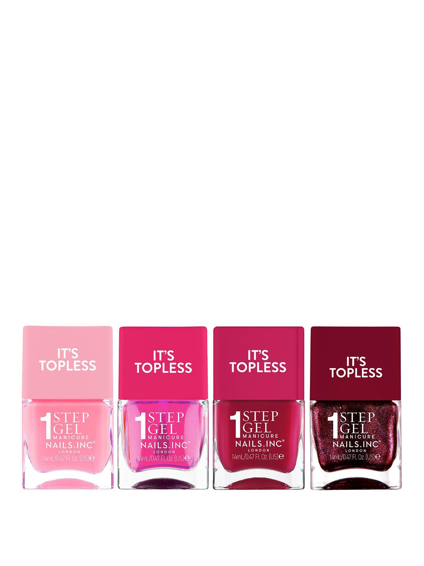 Image 1 of 7 of Nails Inc It's Topless Cherry Demure Set (Value &pound;36)