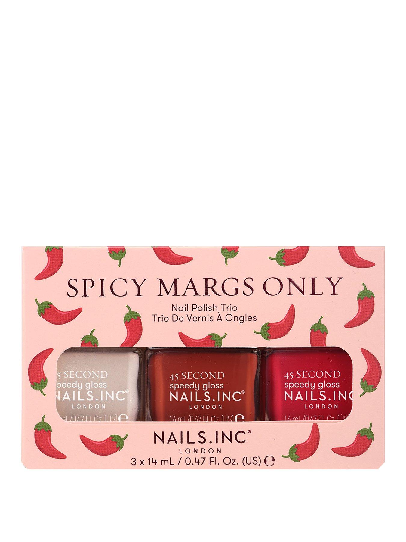 Image 1 of 7 of Nails Inc Spicy Margs Only Nail Polish Trio (Value &pound;27)