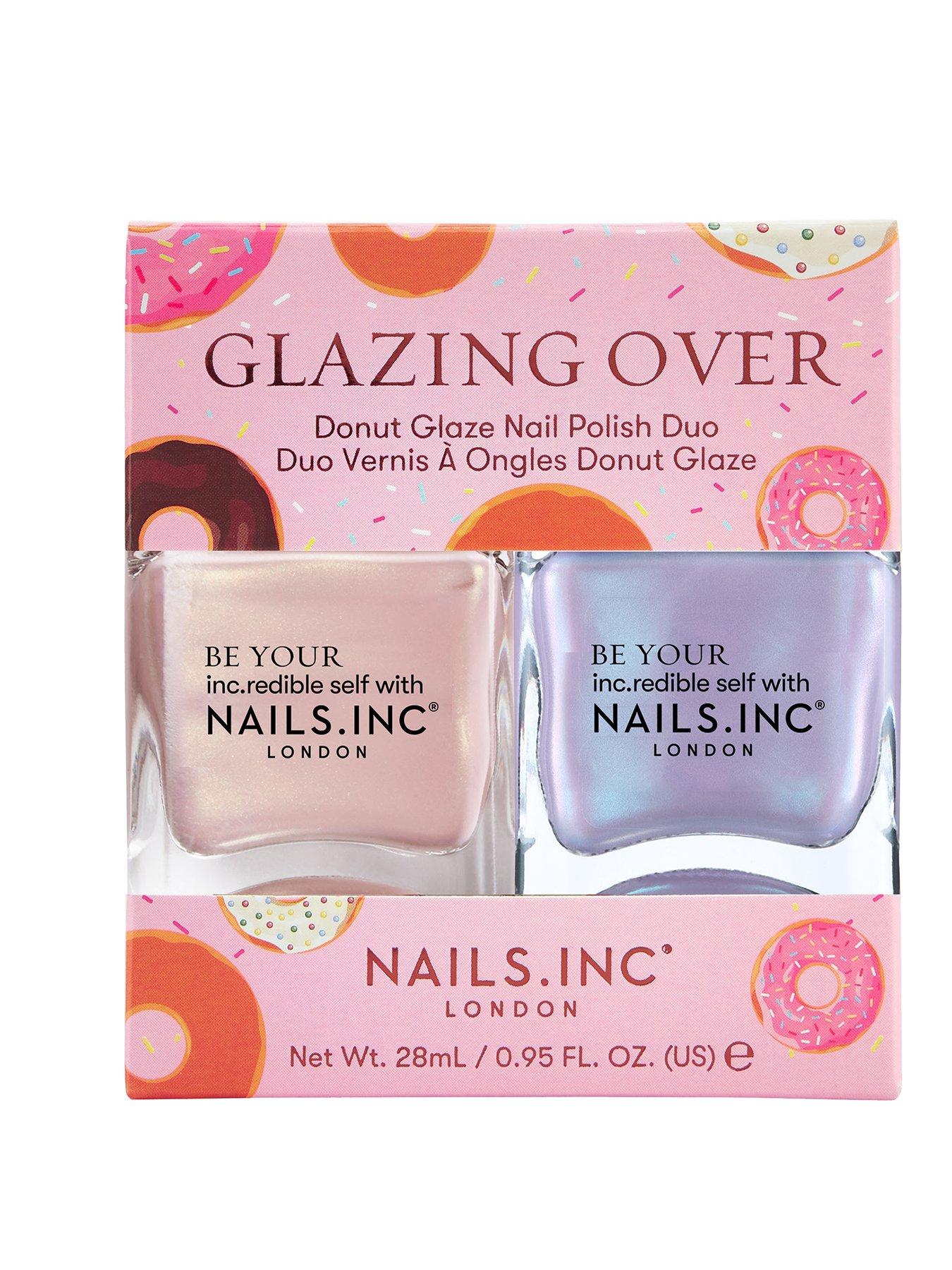 Image 1 of 7 of Nails Inc Glazing Over Nail Polish Duo (Value &pound;18)