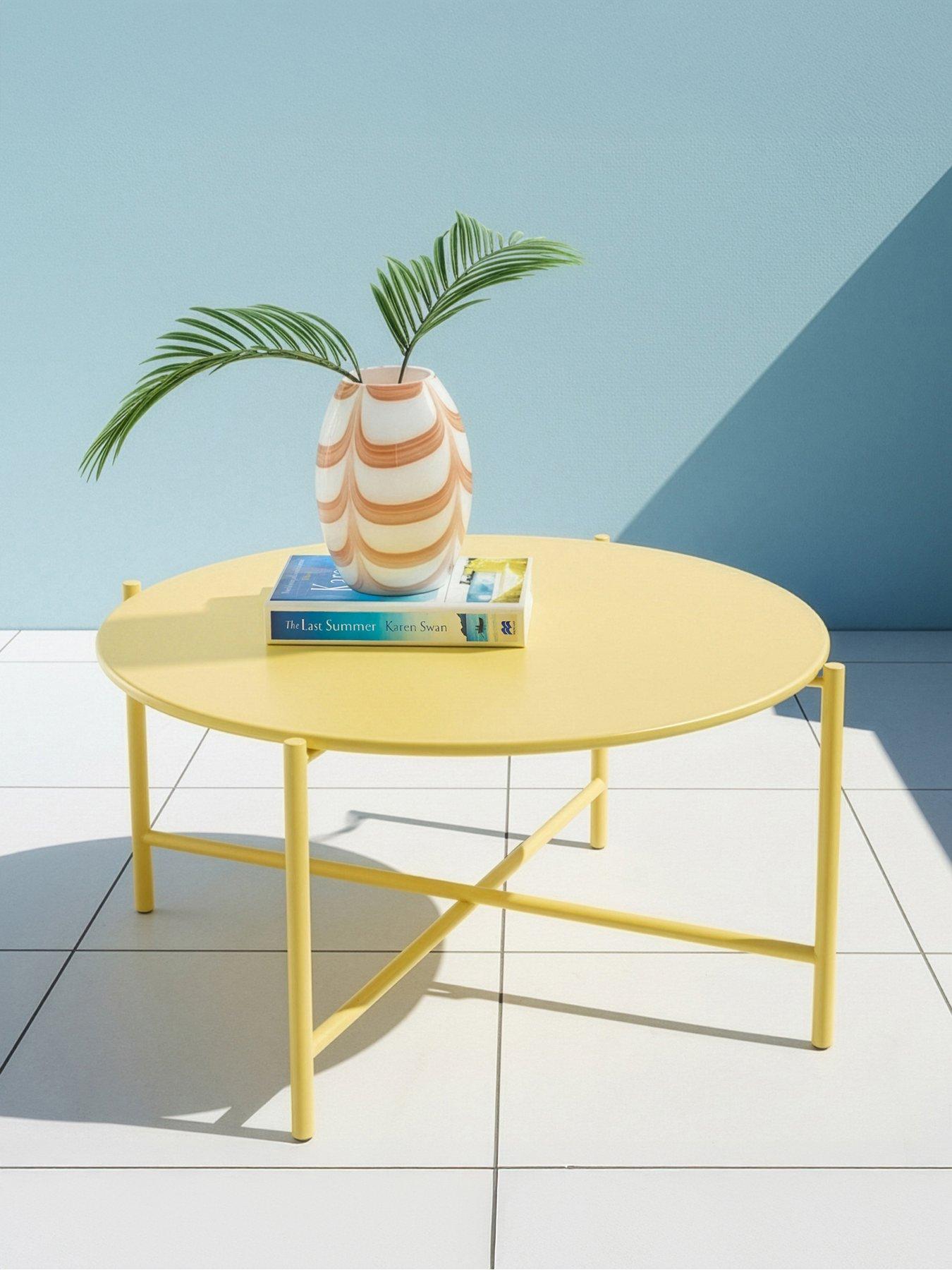 The Very Collection Palm Springs Table - Buttermilk