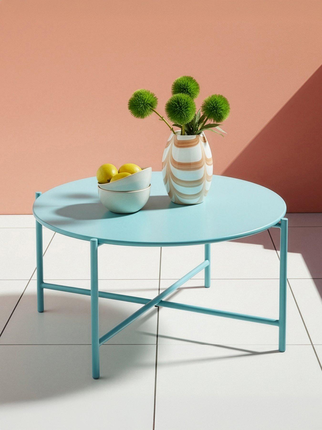 The Very Collection Palm Springs Table - Blue