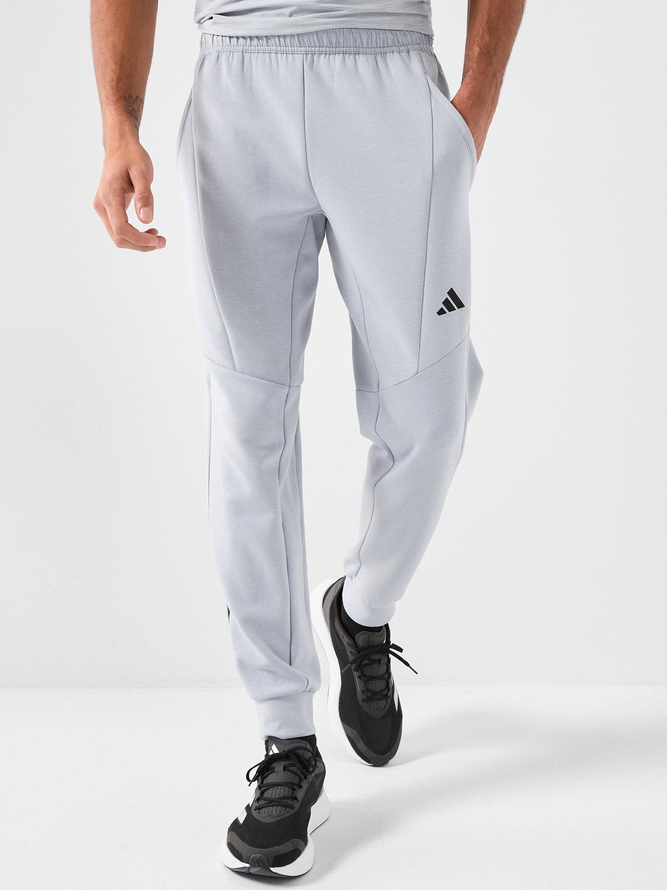 adidas Mens Training D4T Knit Pant - Grey
