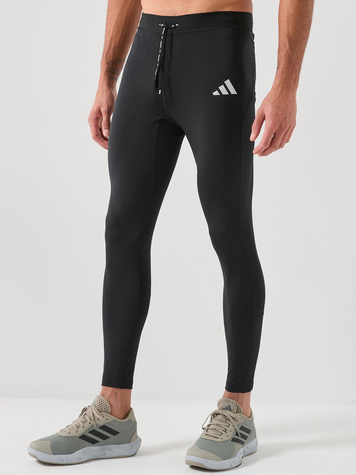 adidas Mens Running Adi365 Essentials Tights - Black