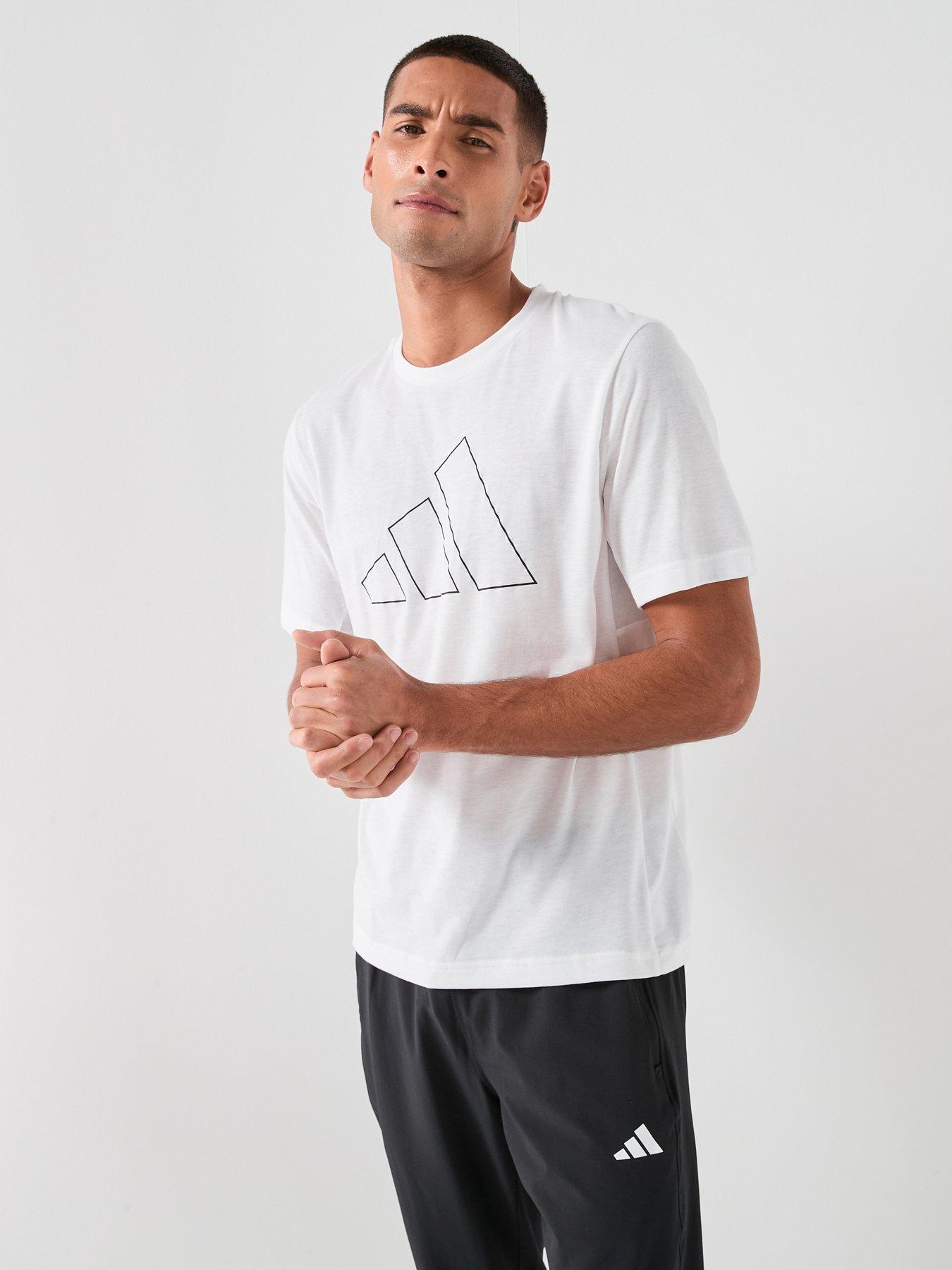 adidas Mens Training Workout Essentials T-Shirt - White