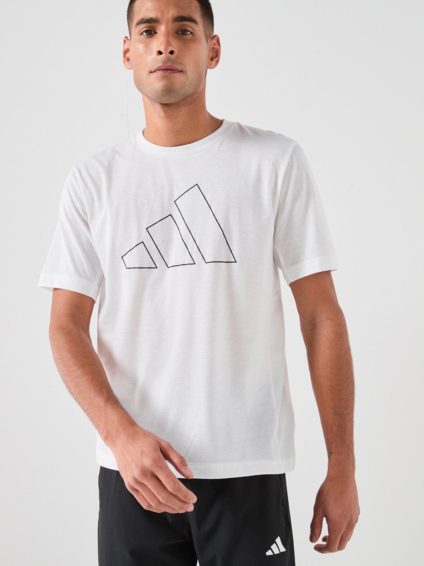  image of adidas-mens-training-workout-essentials-t-shirt-white