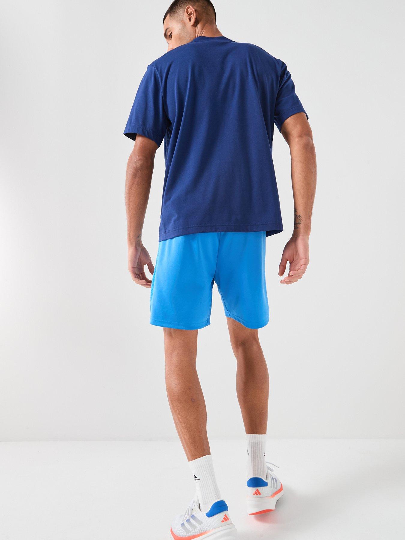 Image 2 of 6 of adidas Mens Training Workout Essentials T-Shirt - Blue