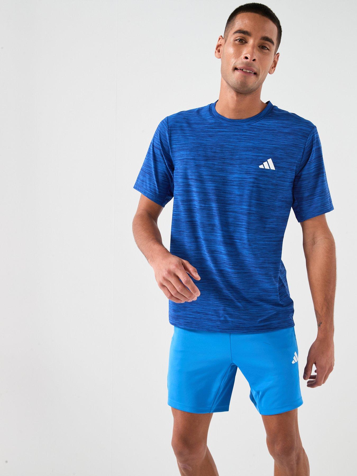 image of adidas-mens-training-workout-essentials-t-shirt-blue