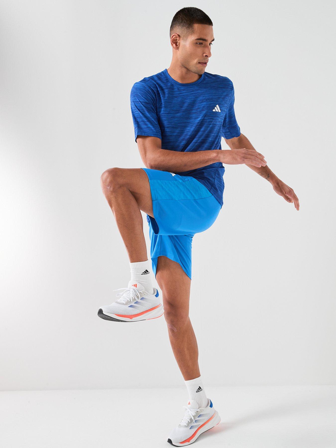  image of adidas-mens-training-workout-essentials-t-shirt-blue