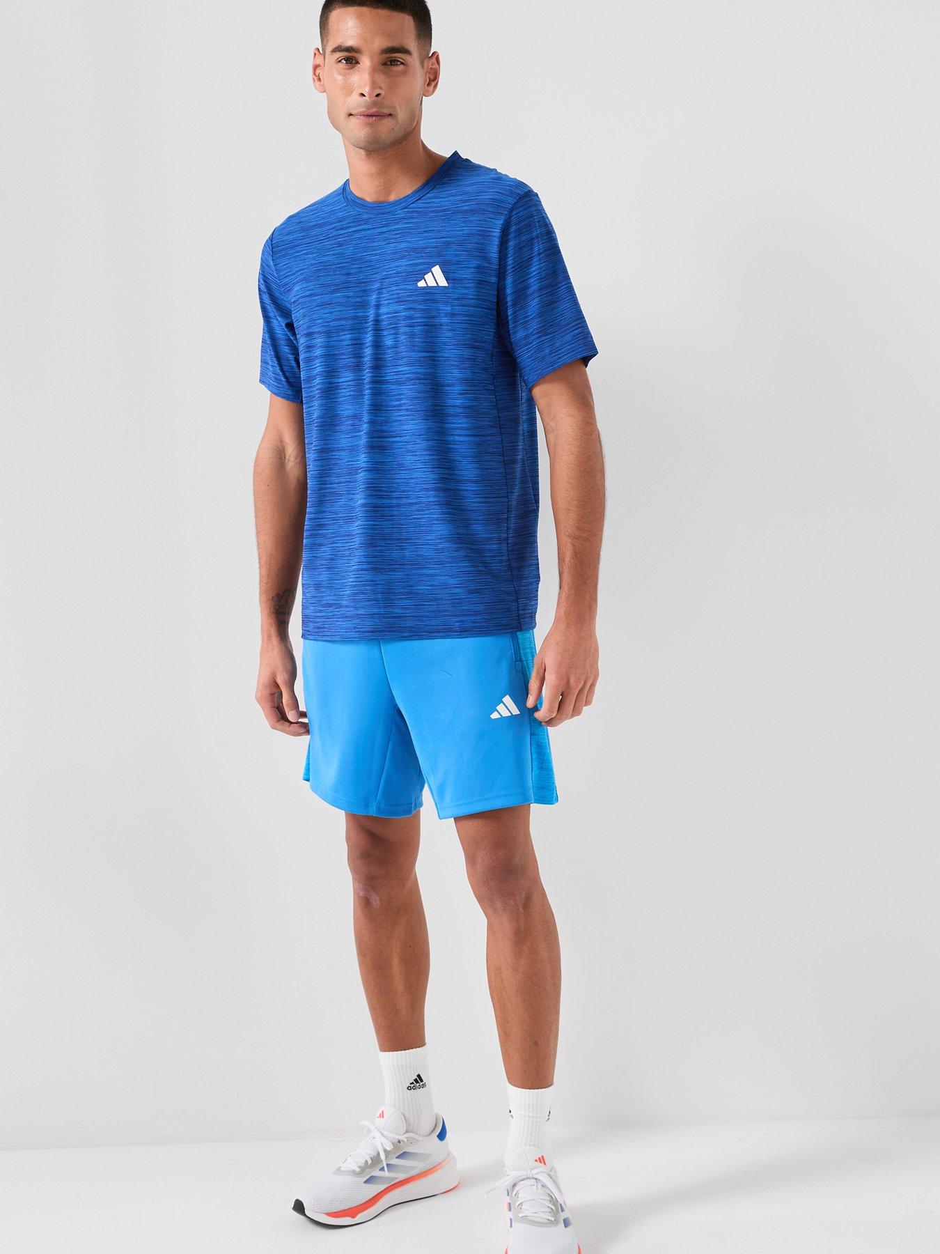  image of adidas-mens-training-workout-essentials-t-shirt-blue