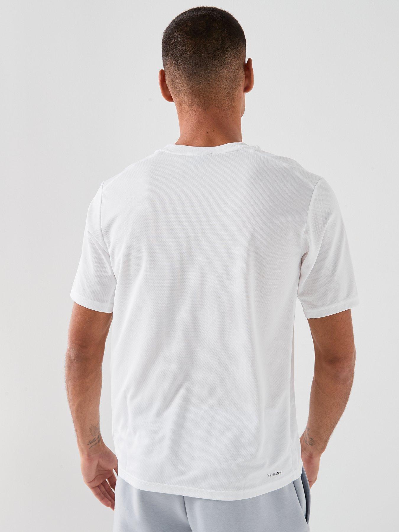  image of adidas-mens-training-workout-essentials-t-shirt-white