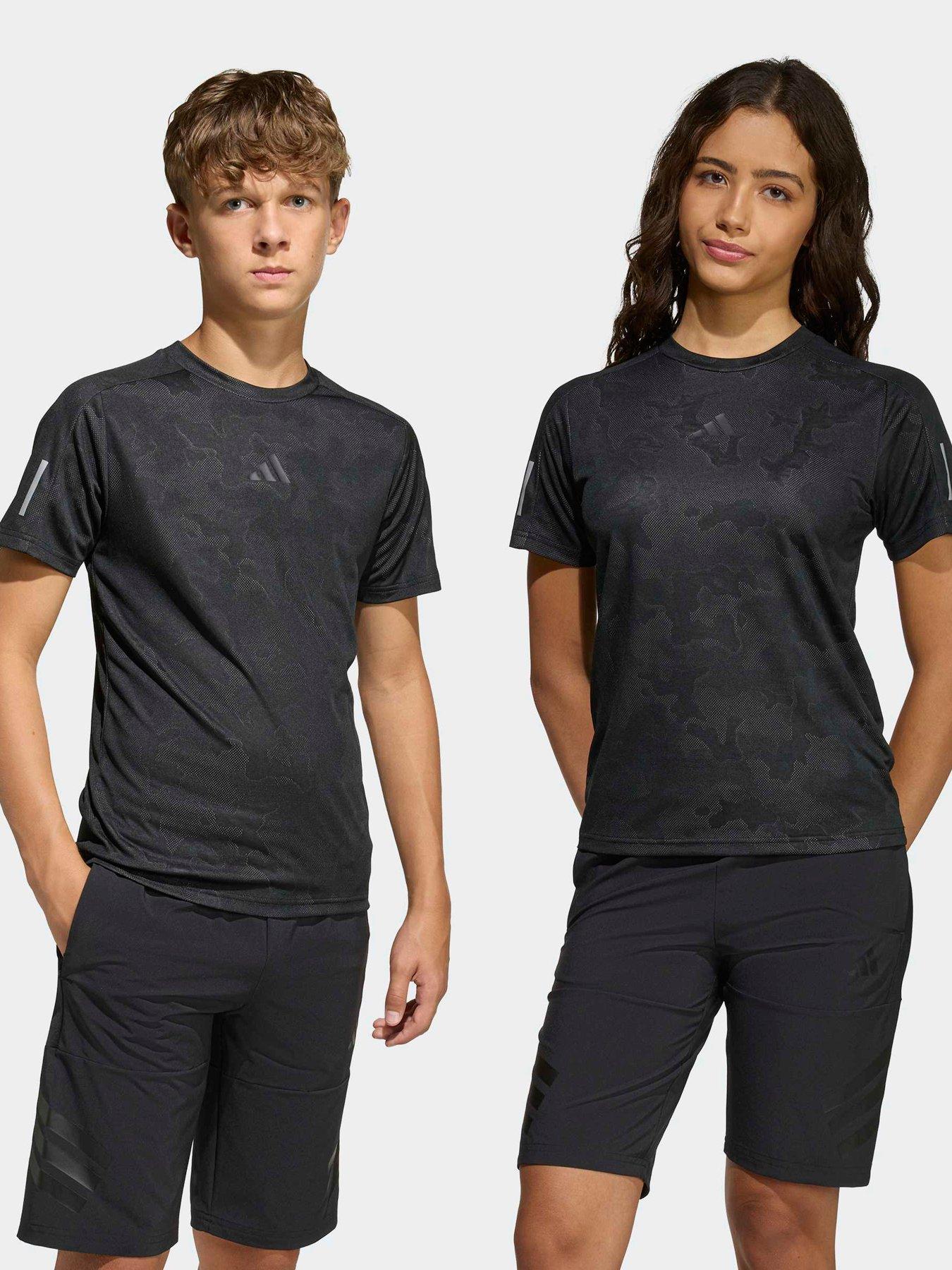 adidas Junior Unisex Training Future Icons T-Shirt - Black