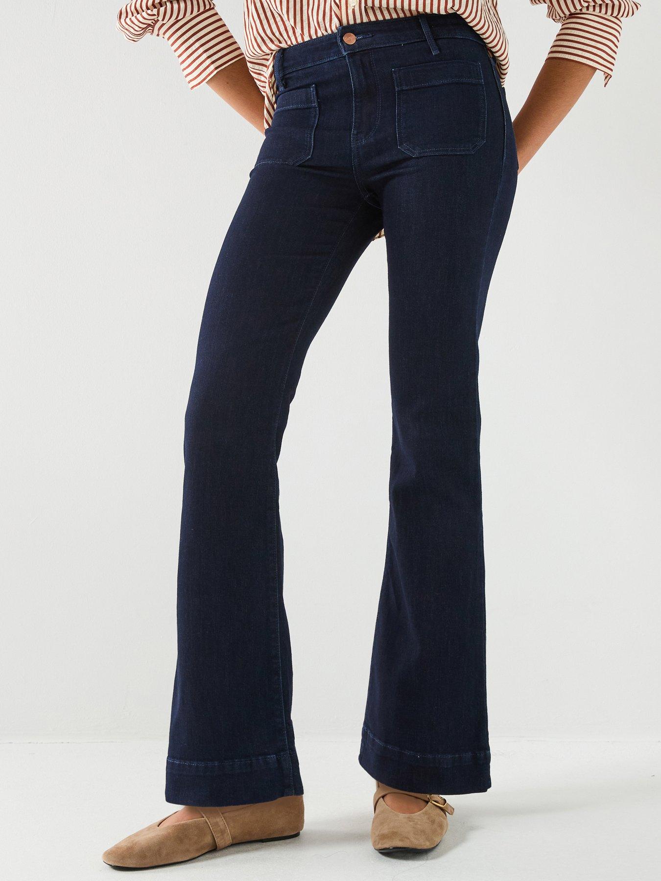 Wrangler Flare Jeans - Soft Moonlight Blue