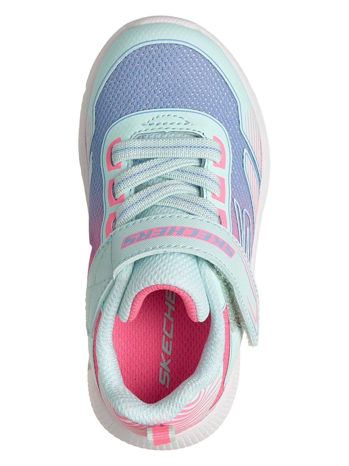 Image 3 of 6 of Skechers Microspec Advance Oasis Point Trainer - Aqua