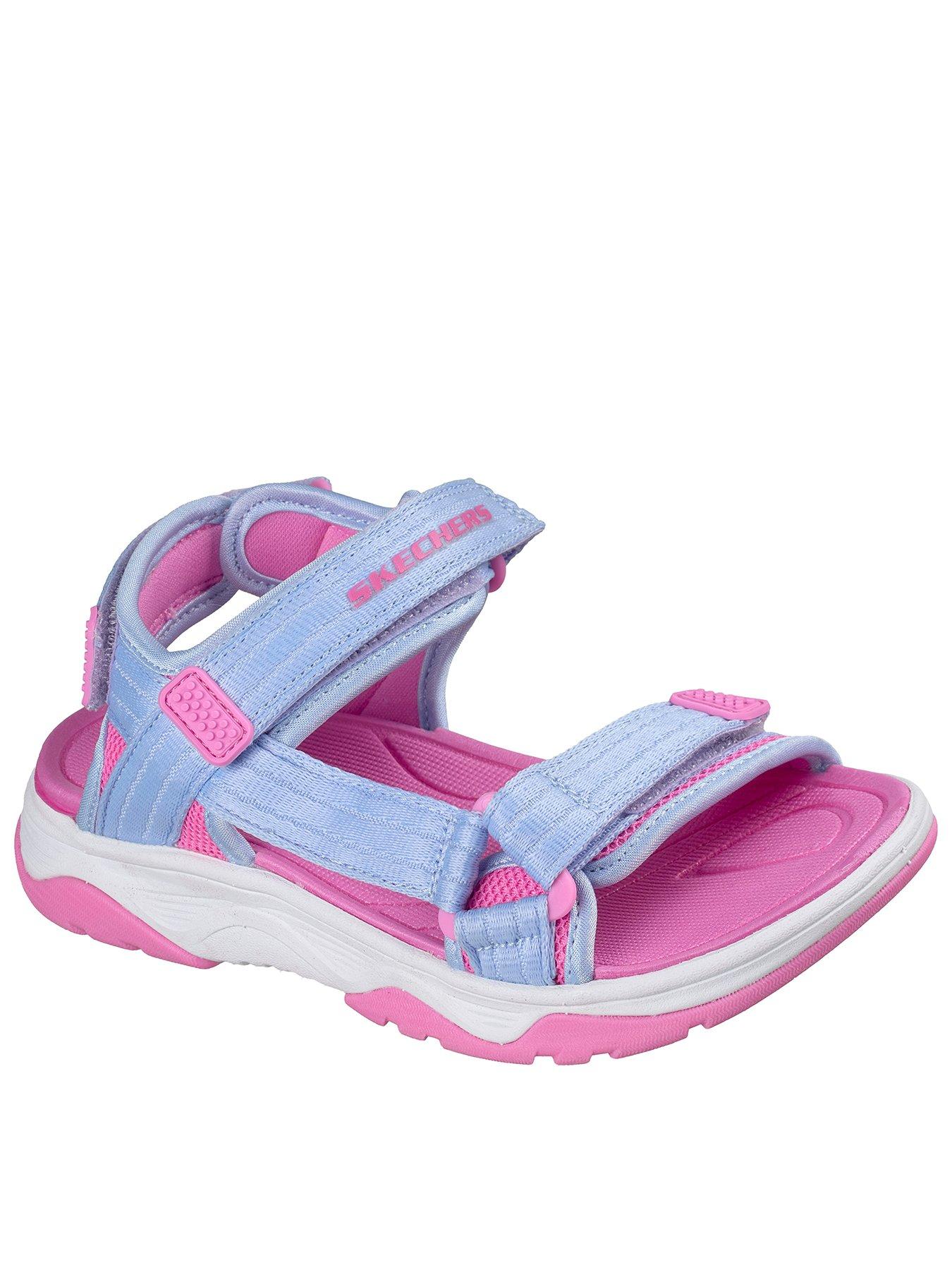 Image 1 of 6 of Skechers Kids Triple Strap Sandal