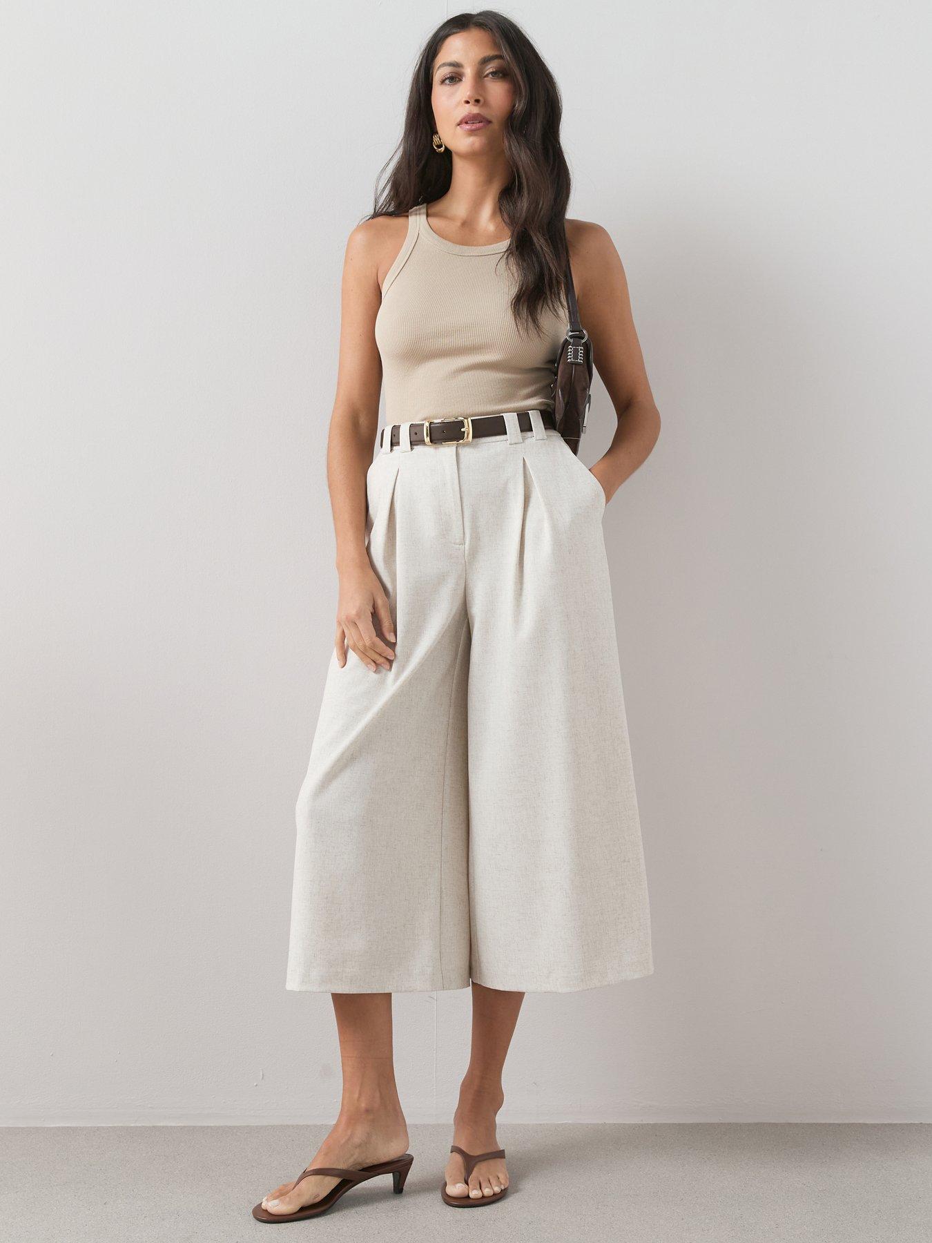 the-very-collection-linen-blend-tailored-culottes-natural