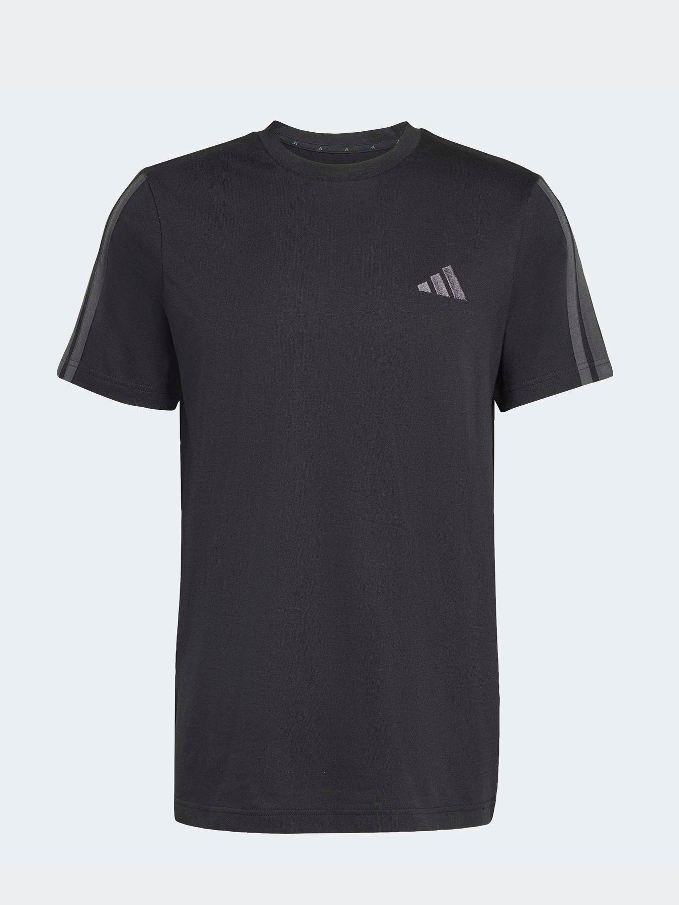 Image 7 of 7 of adidas Mens Running Adi365 Iconic Stripes Long Sleeve T-Shirt - Black