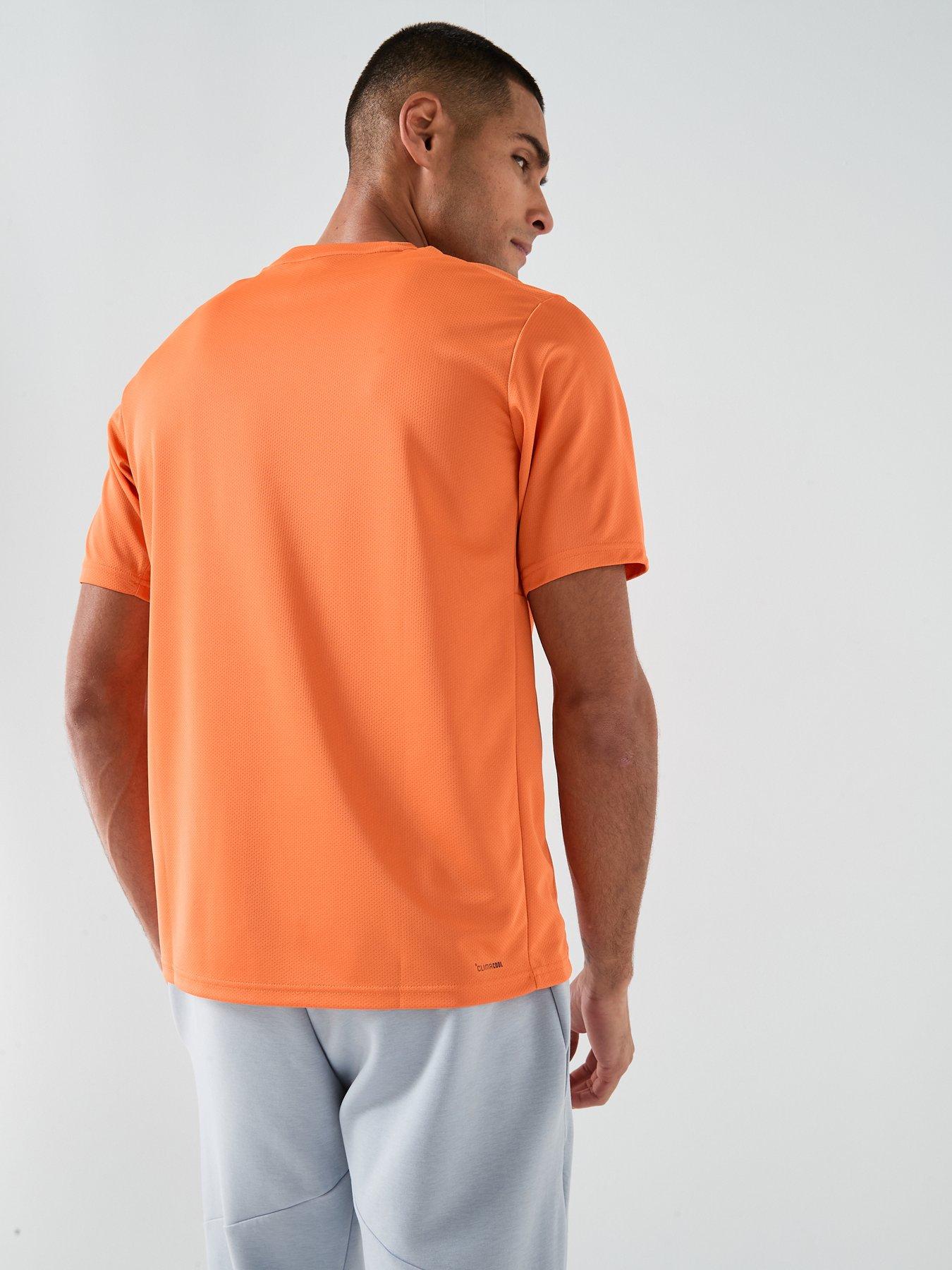  image of adidas-mens-training-workout-essentials-t-shirt-orange