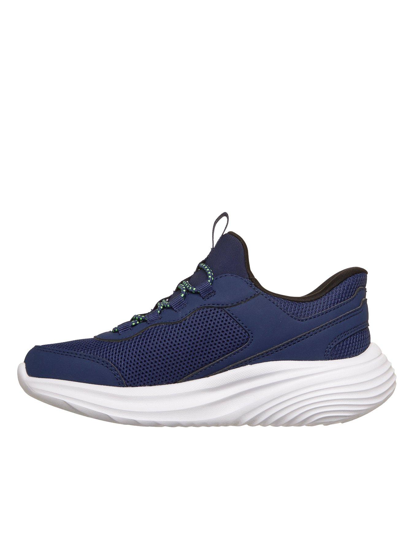 Image 5 of 6 of Skechers Kids Bounder Pro Slip-In Trainer - Navy