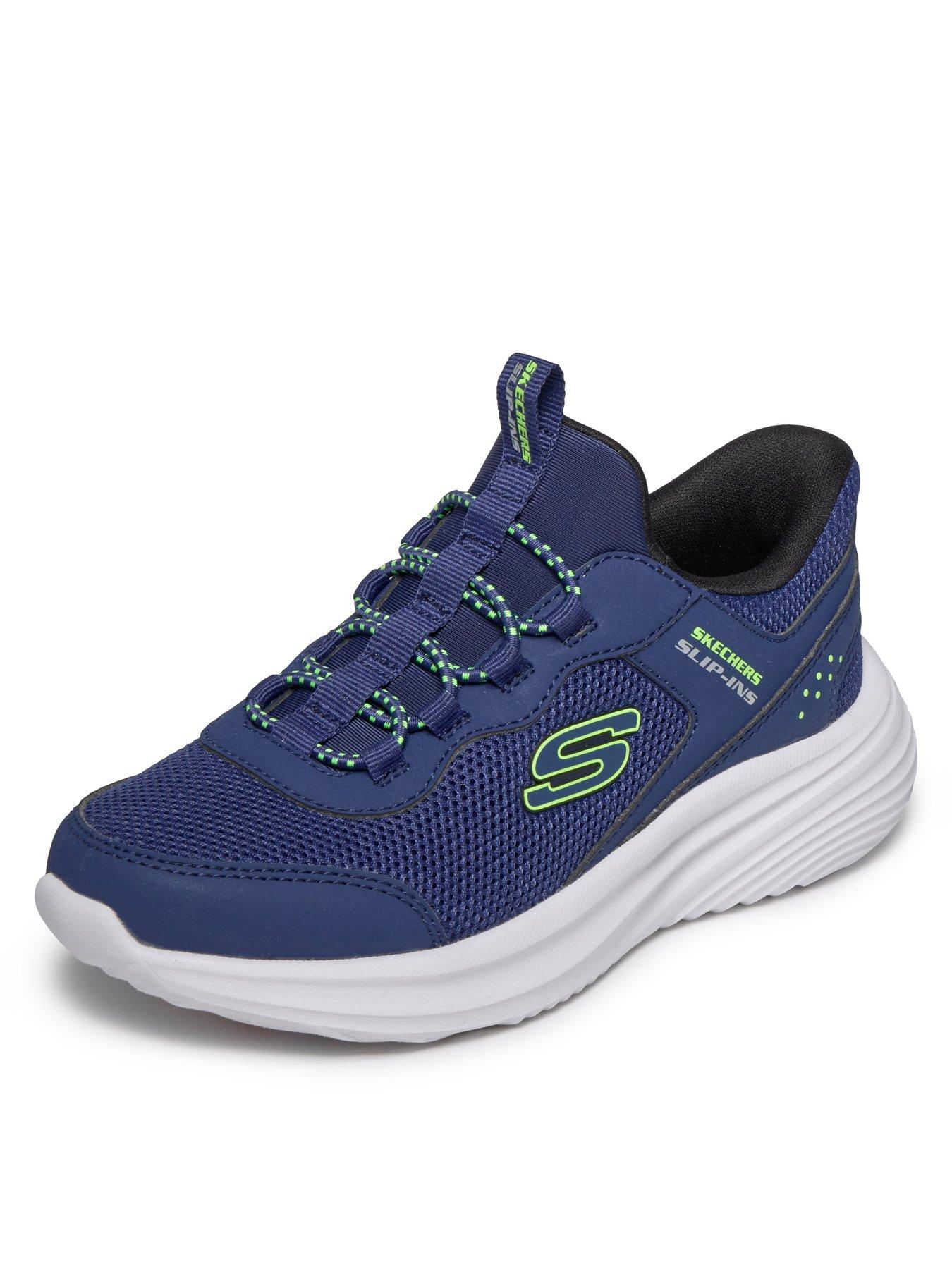 Image 6 of 6 of Skechers Kids Bounder Pro Slip-In Trainer - Navy