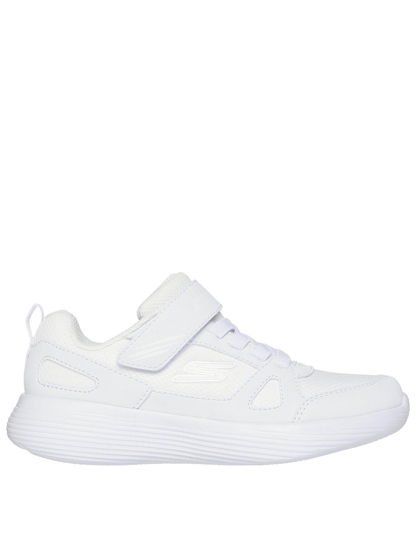 Skechers Kids Lightweight Gore  &  Strap Sneaker W/ Overlay Upper Details
