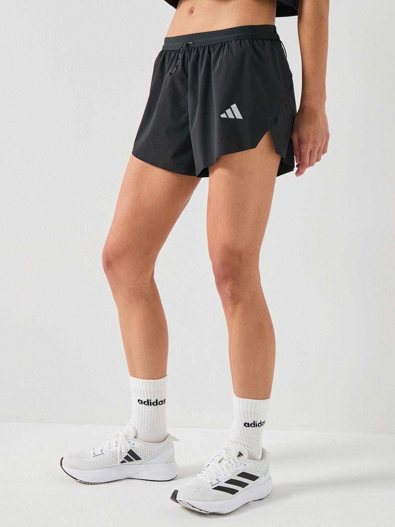 adidas Womens Running Adi365 Climacool 5-Inch Shorts - Black
