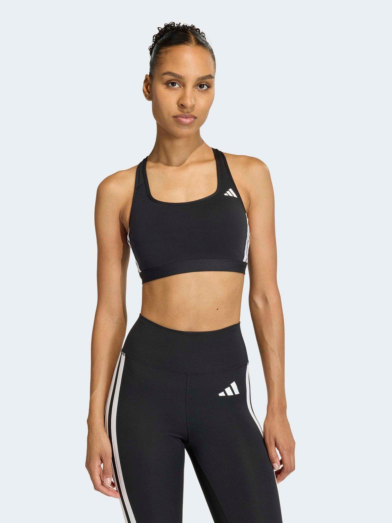  image of adidas-womens-training-workout-essentials-medium-support-bra-black