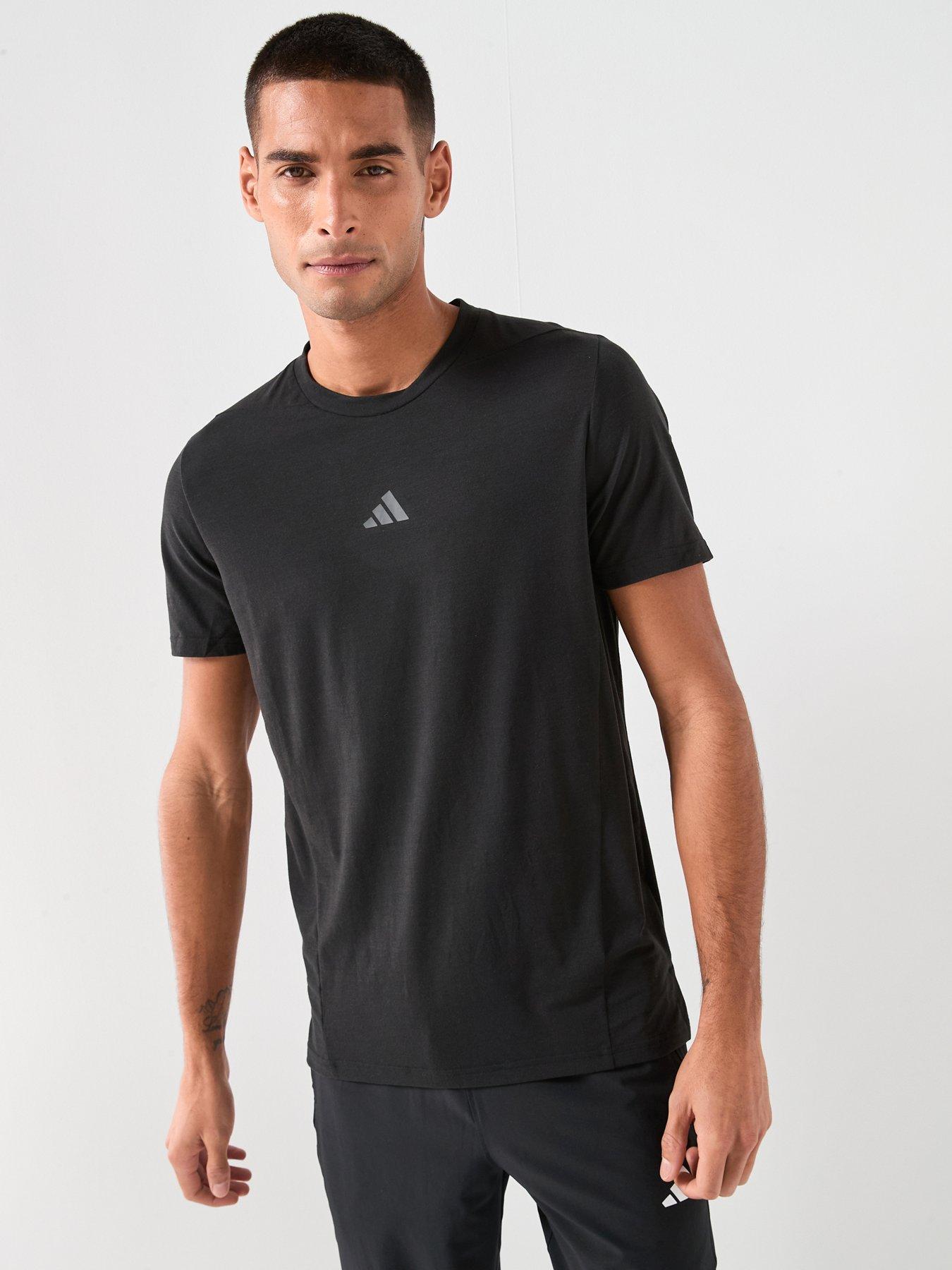 adidas Mens Training D4T T-Shirt - Black