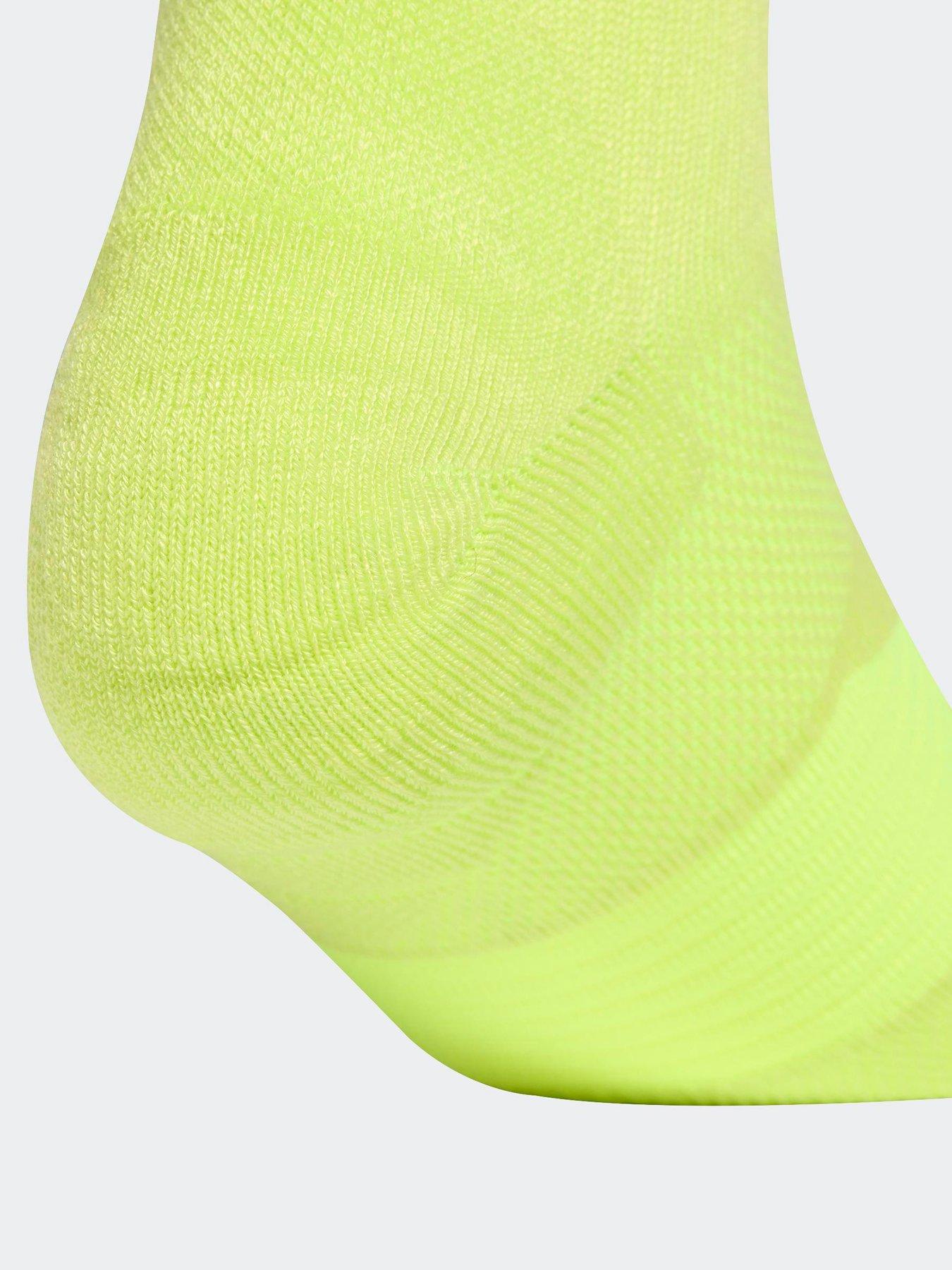  image of adidas-unisex-running-crew-socks-yellow
