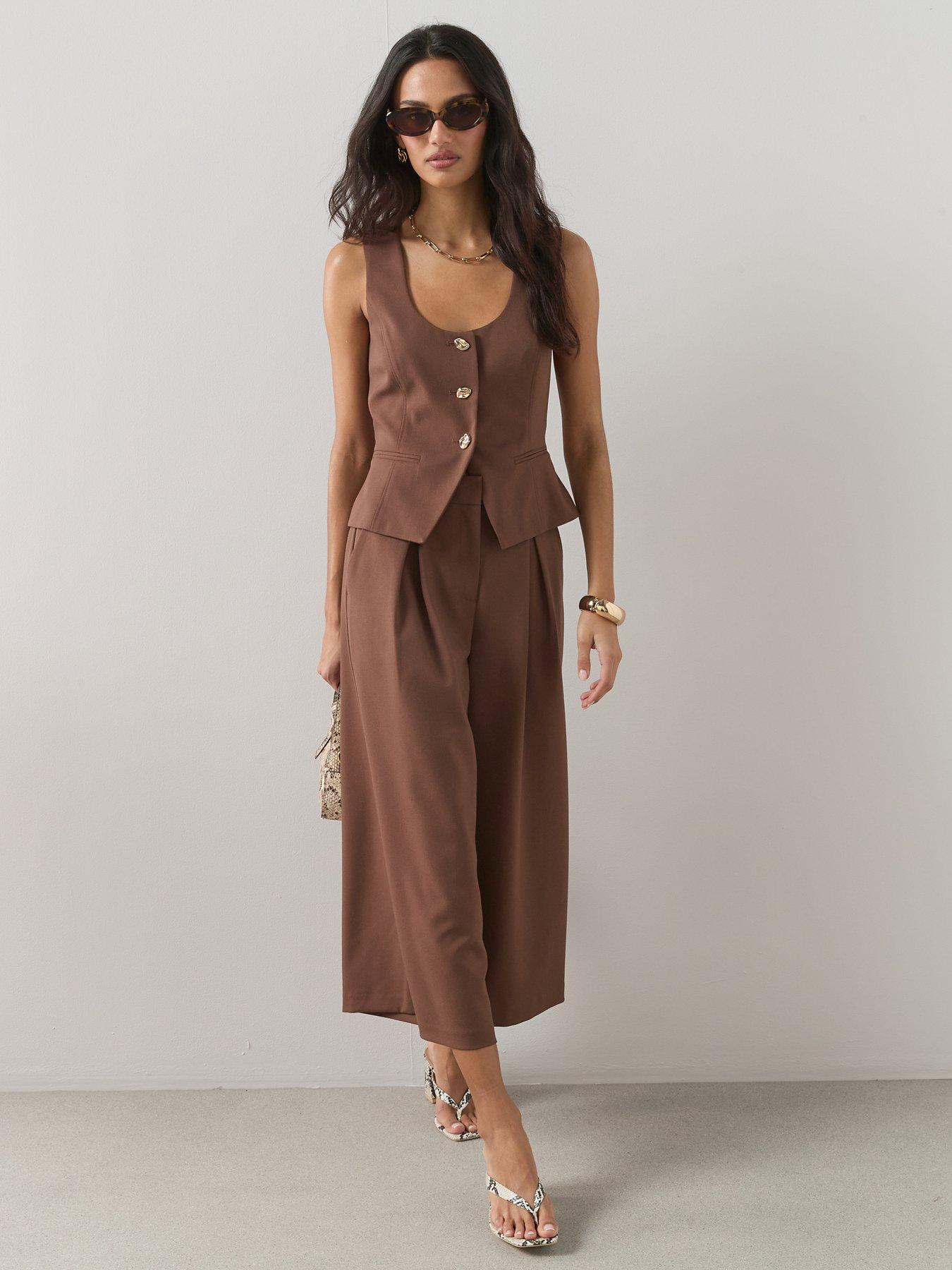 the-very-collection-linen-blend-tailored-culottes-brown