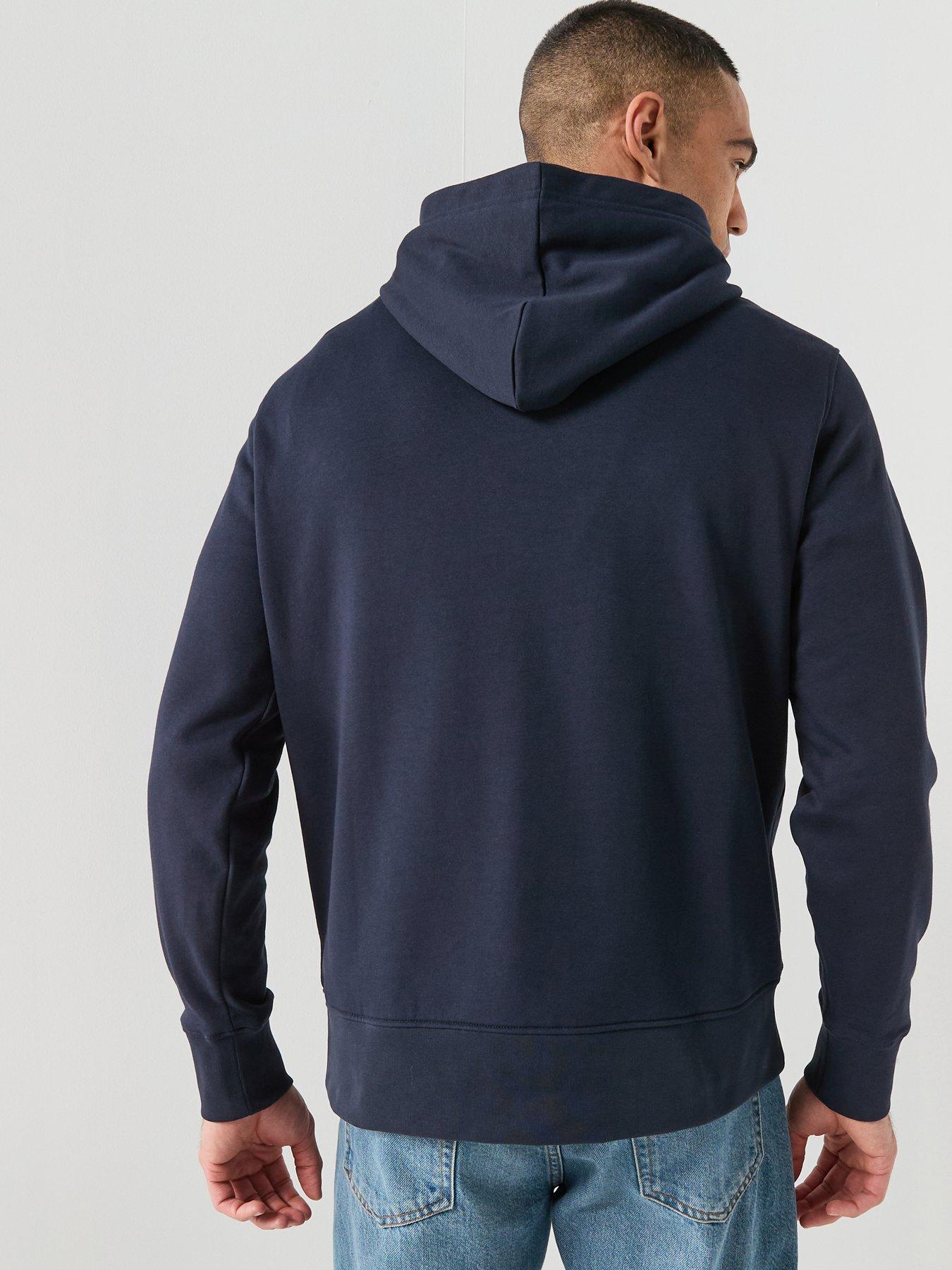 Image 2 of 5 of GANT Graphic Hoodie - Navy