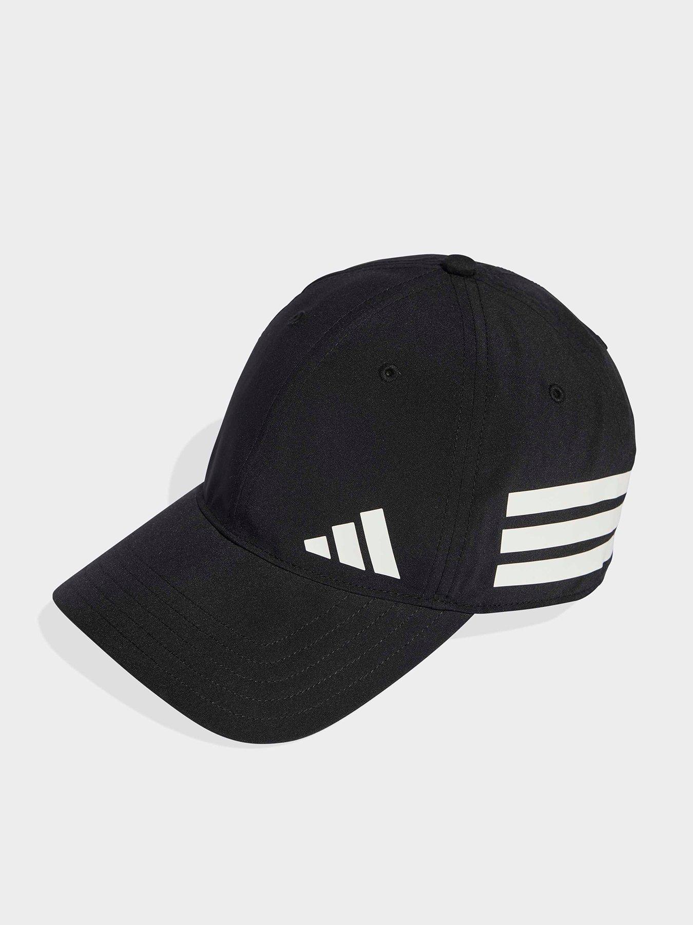 adidas Unisex Training 3 Stripes Essentials Cap - Black