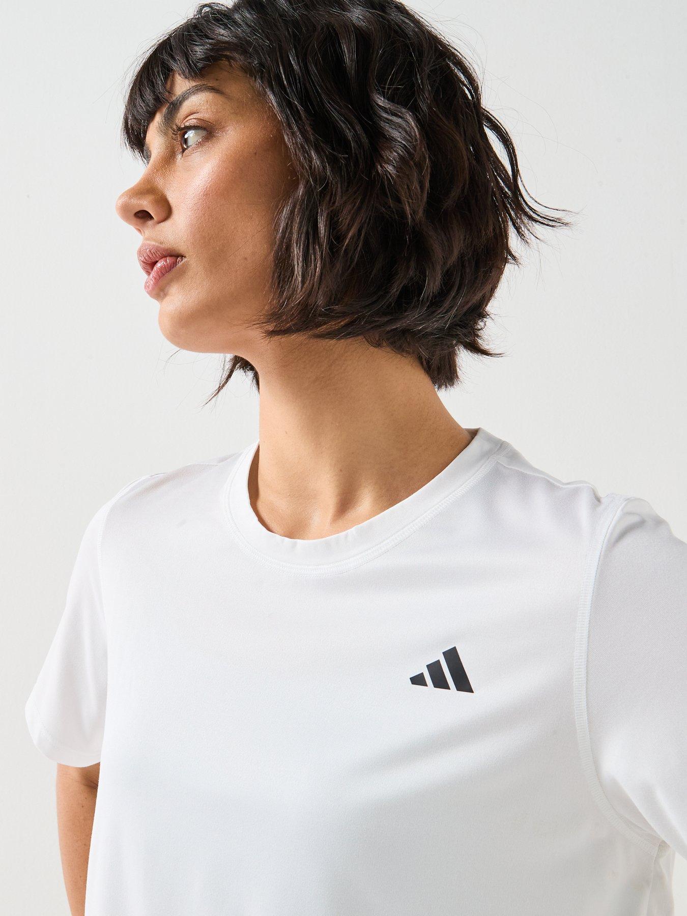  image of adidas-womens-training-workout-essentials-t-shirt-white