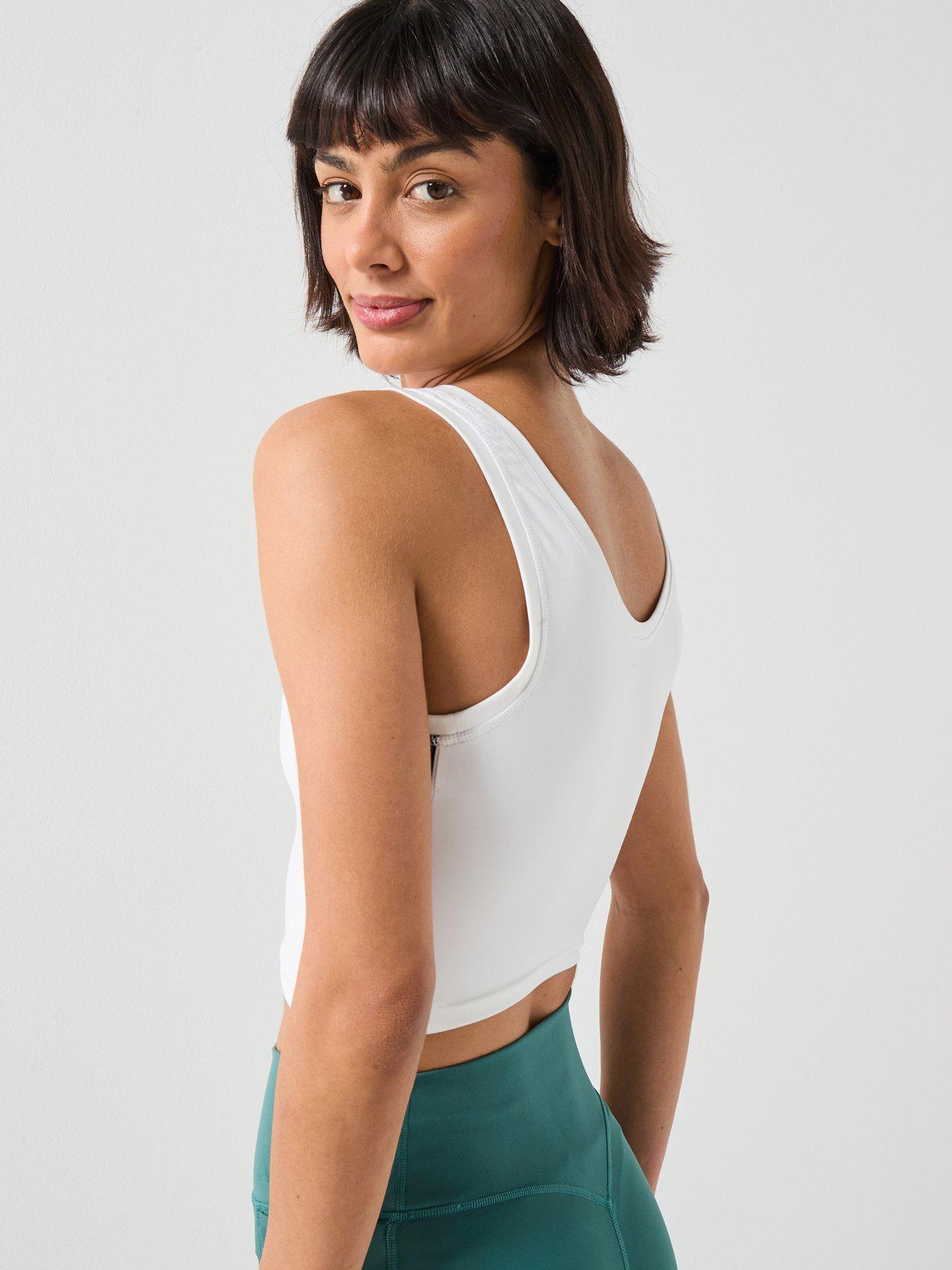  image of adidas-womens-training-workout-essentials-tank-top-white